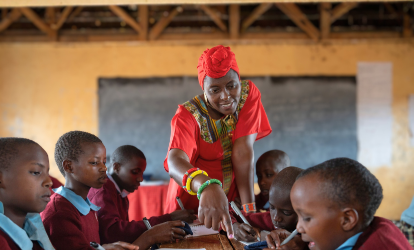 Lucy teacher children classroom